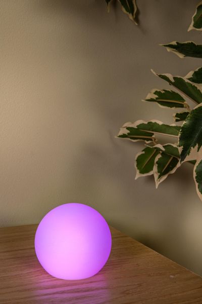 Lucide PINO - Rechargeable Table lamp Indoor/Outdoor - Battery pack - LED Dim. - CCT - 1x1W 2700K/6500K - IP65 - Rgb - White